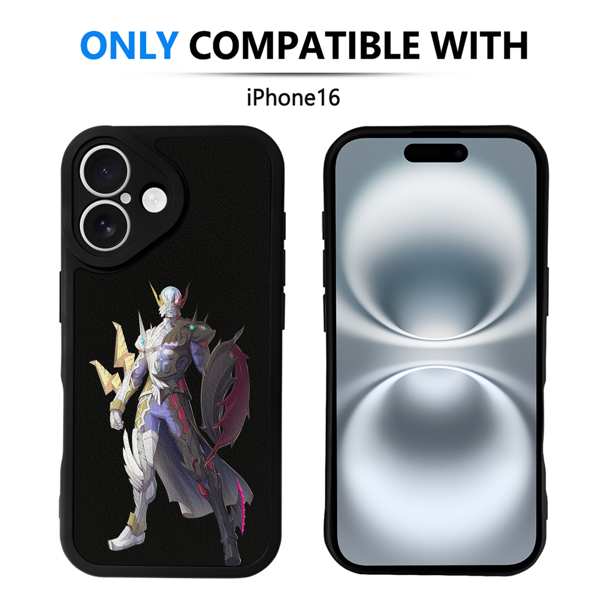 （画像用） ウルトラマン Ultraman 【iPhone 16シリーズ対応】シリコンスマホケース（レザー調） 材質：シリコン